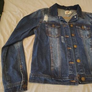 Women's Blue Denim Jean Jacket